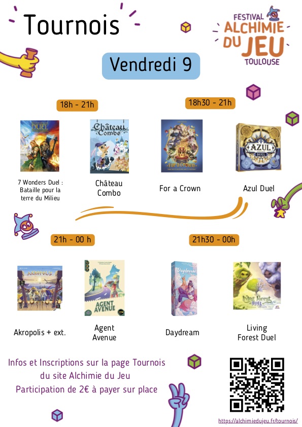 Tournois du Vendredi - Alchimie 2025